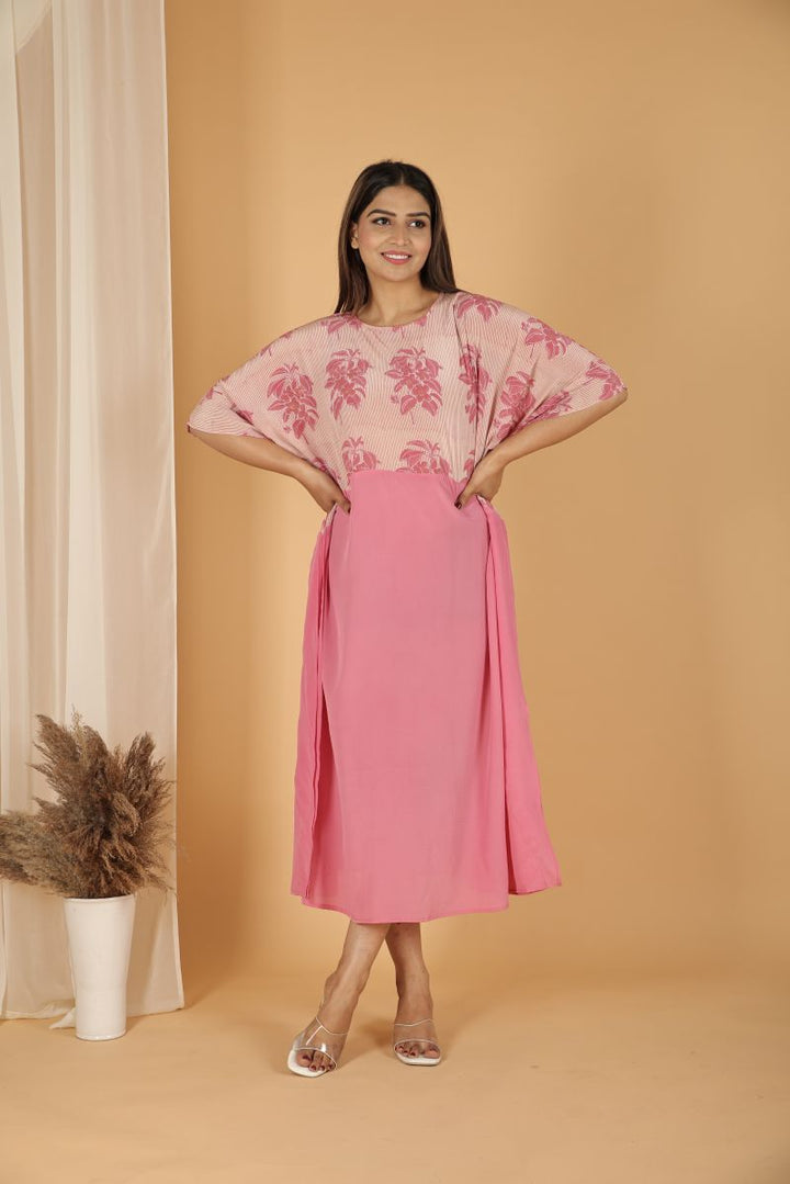 Apple orchard crepe kaftan