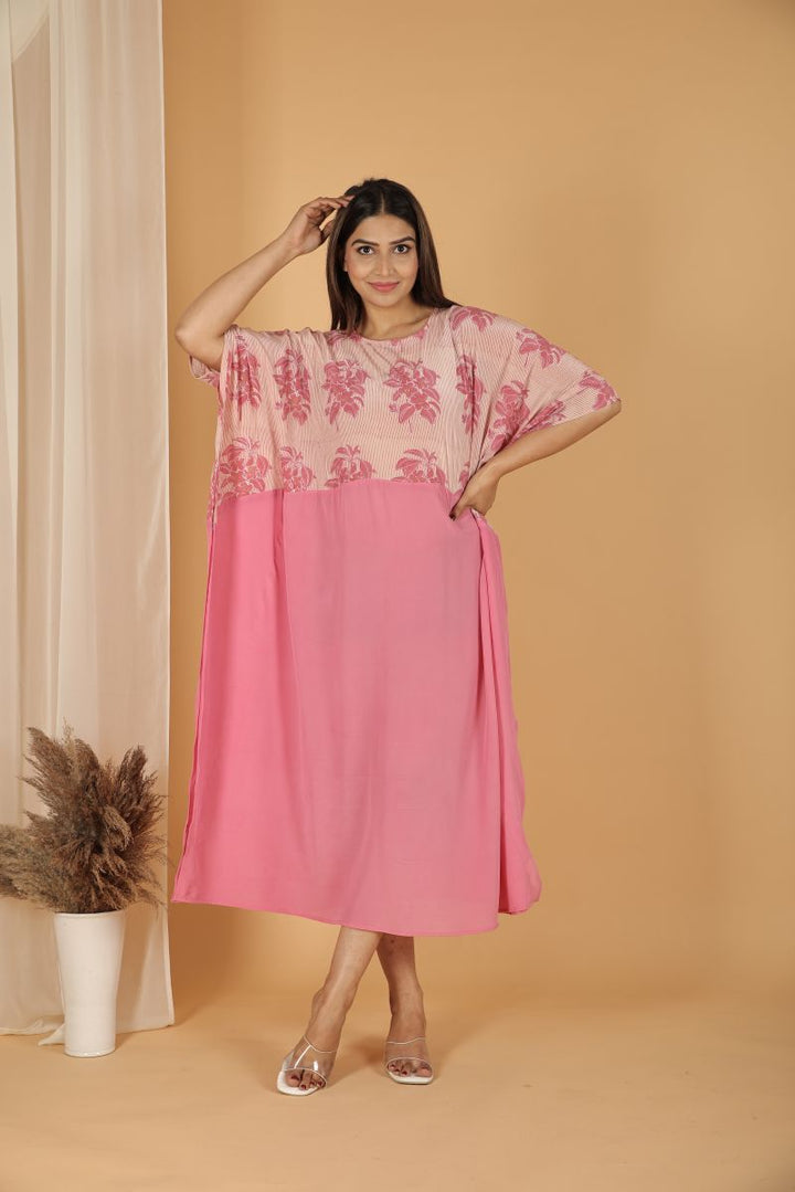 Apple orchard crepe kaftan