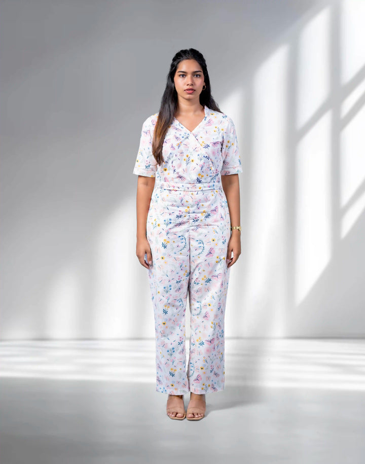 White Printed Co-ord Set