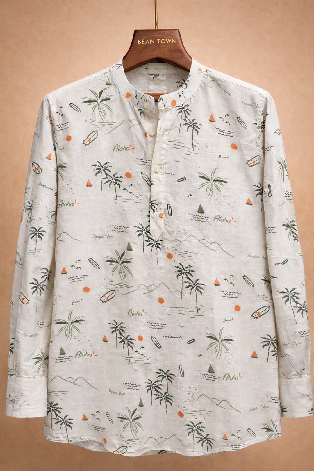 Off White Printed Shirt