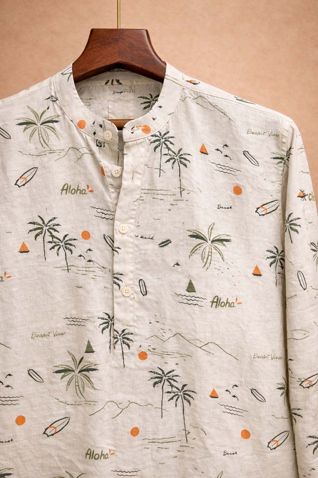 Off White Printed Shirt