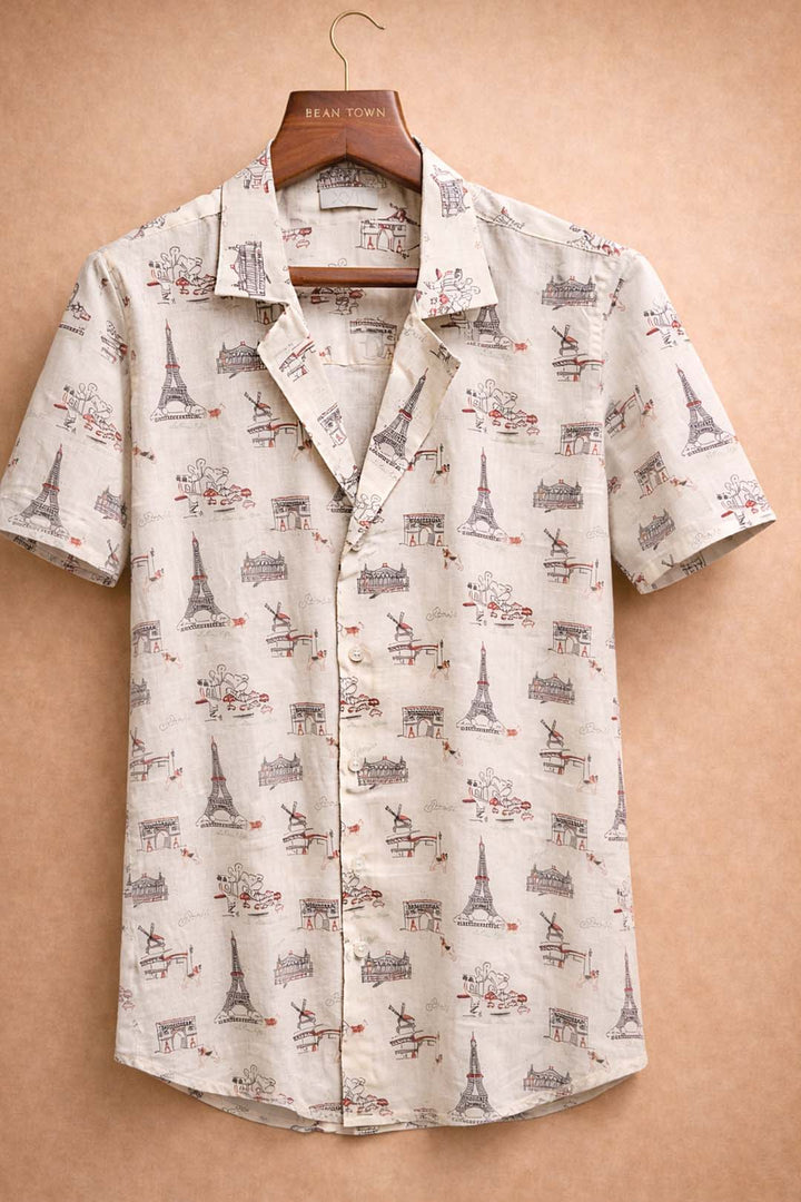 Eiffel Tower Print Shirt