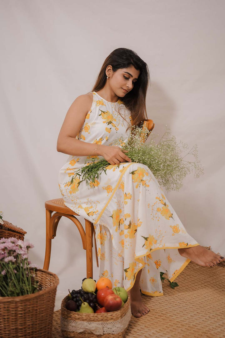 Yellow Pearl Dress