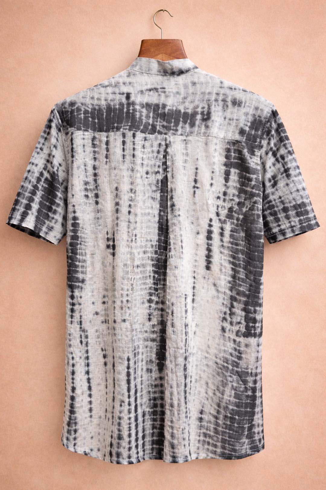 Off White With Black Tie And Dye