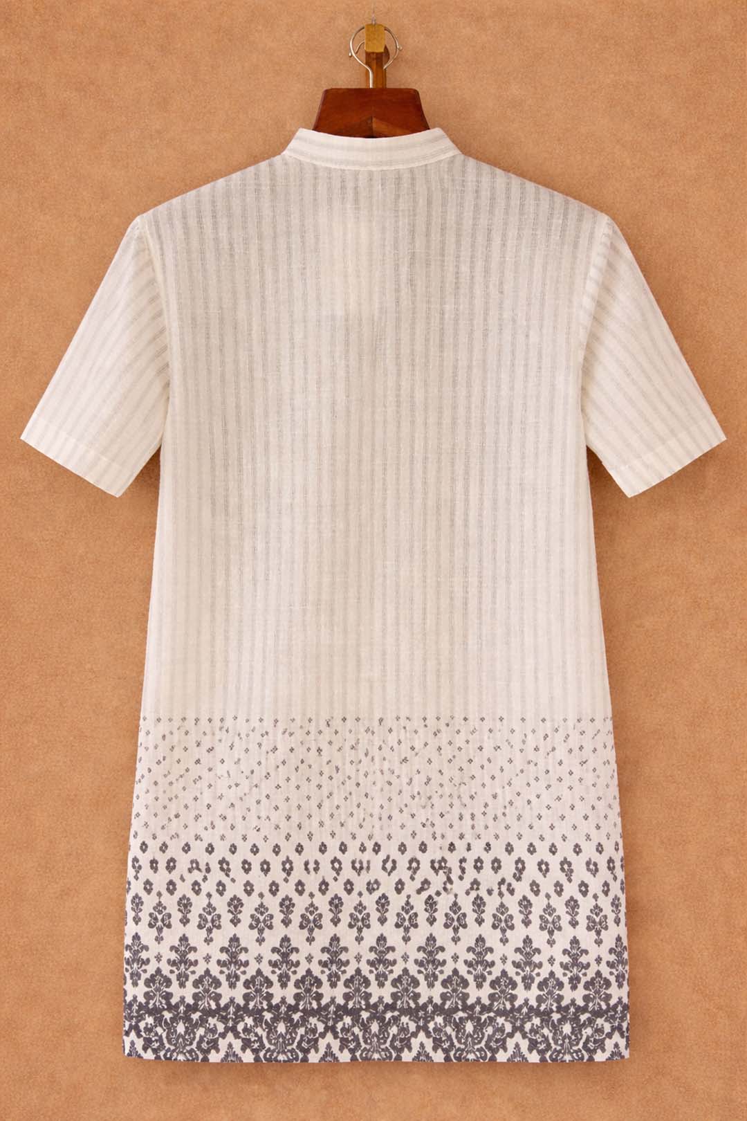 White With Black Stripe Shirt
