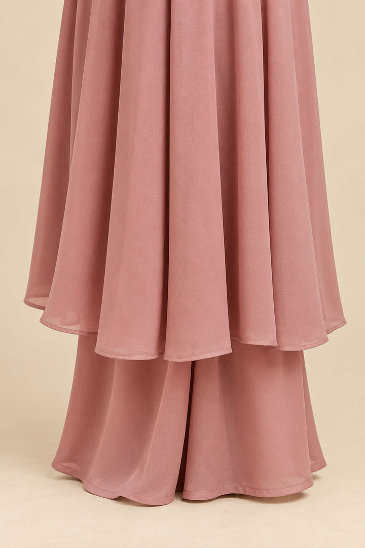 Blush Pink Anarkali With Dupatta