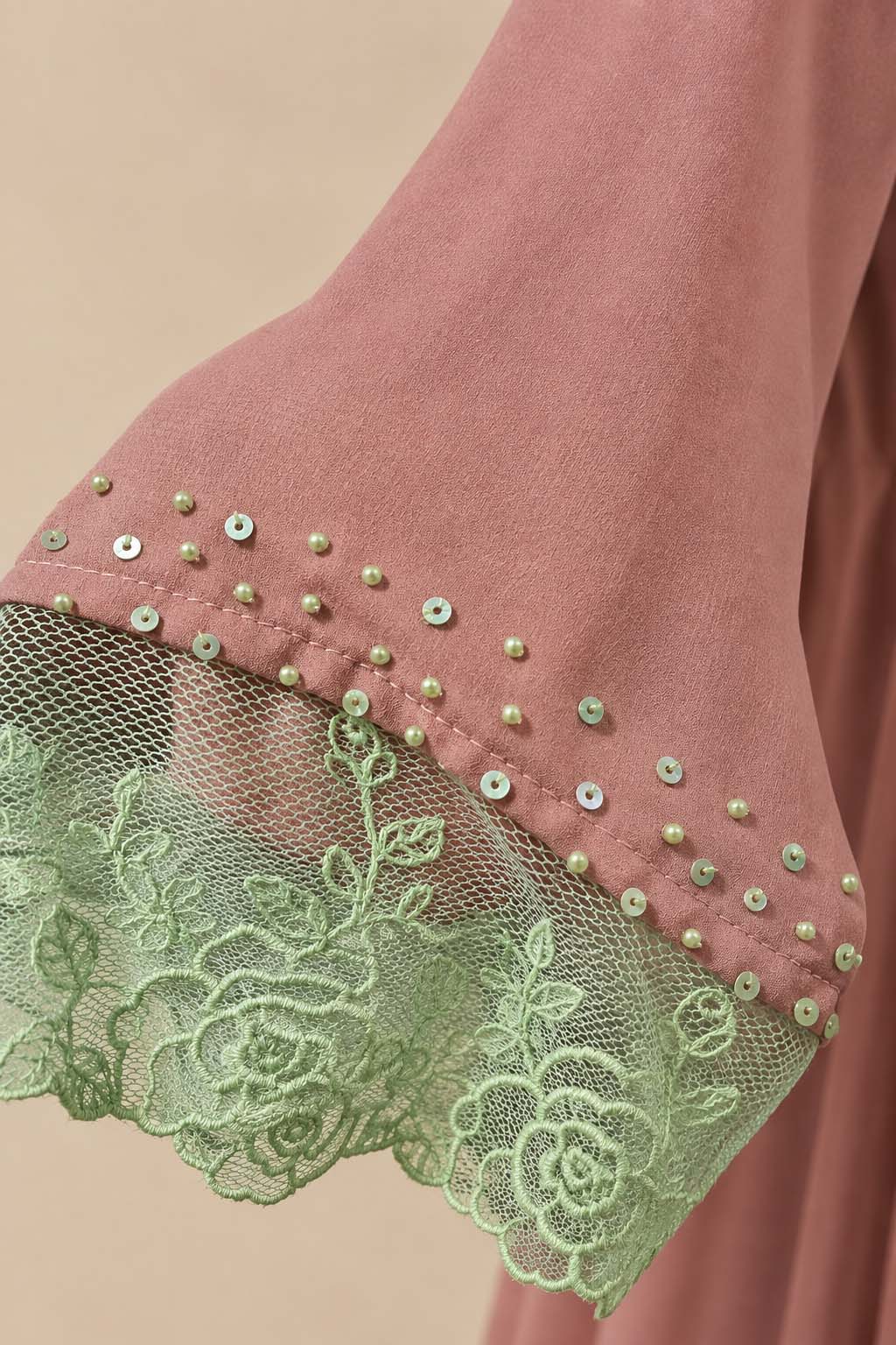 Blush Pink Anarkali With Dupatta