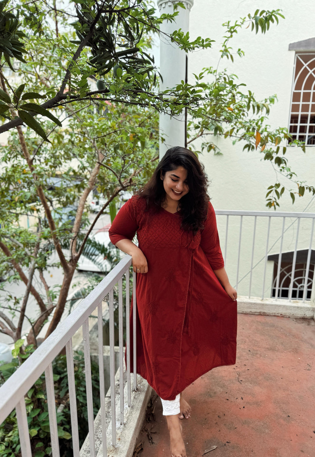 Maroon Angrakha