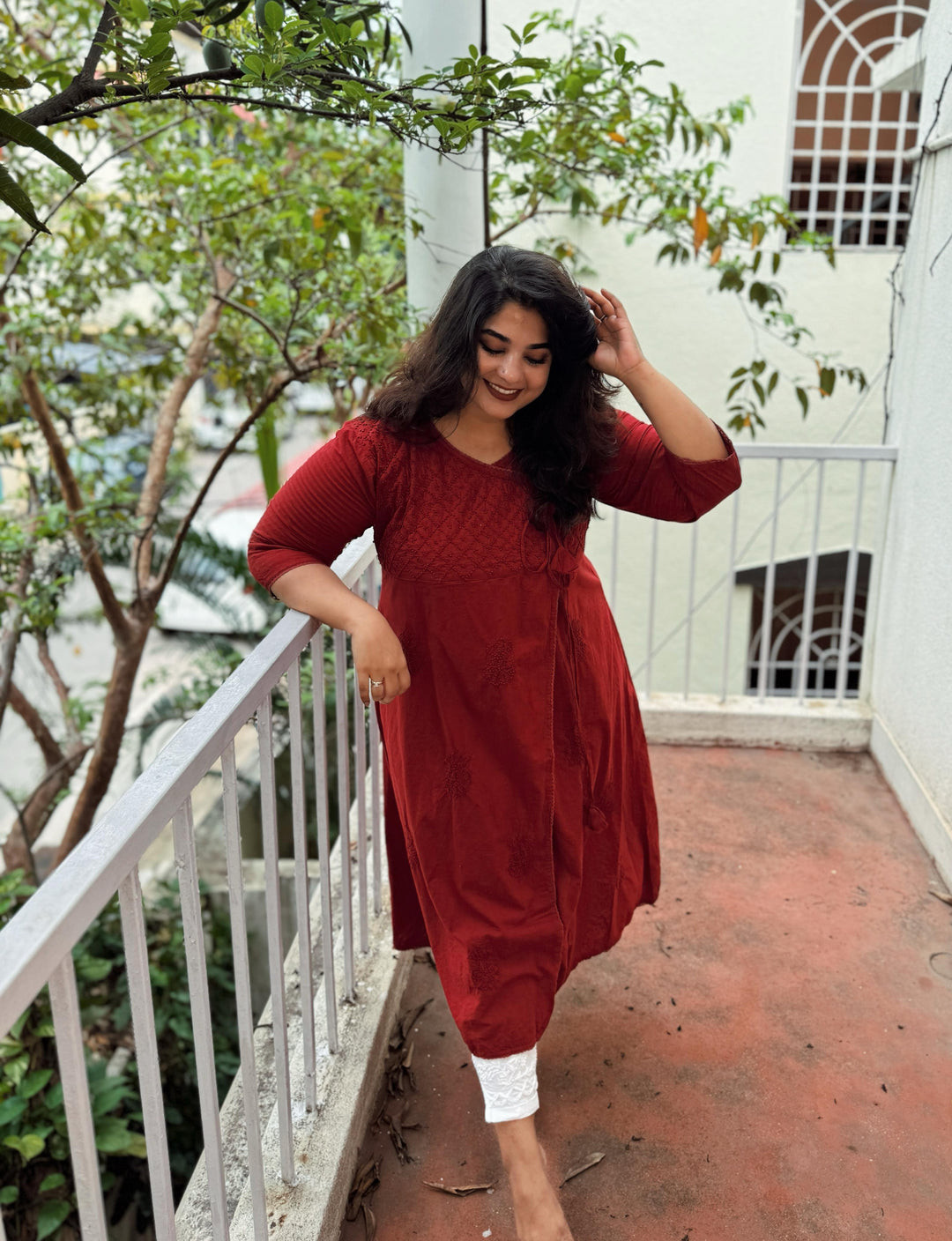 Maroon Angrakha