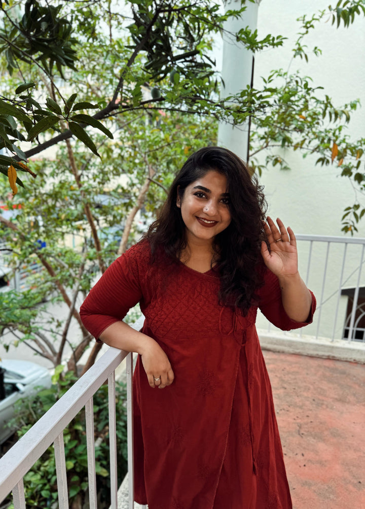 Maroon Angrakha