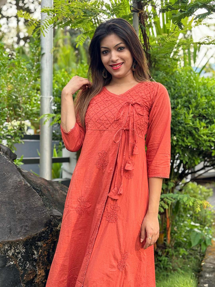 Rust Orange Angrakha