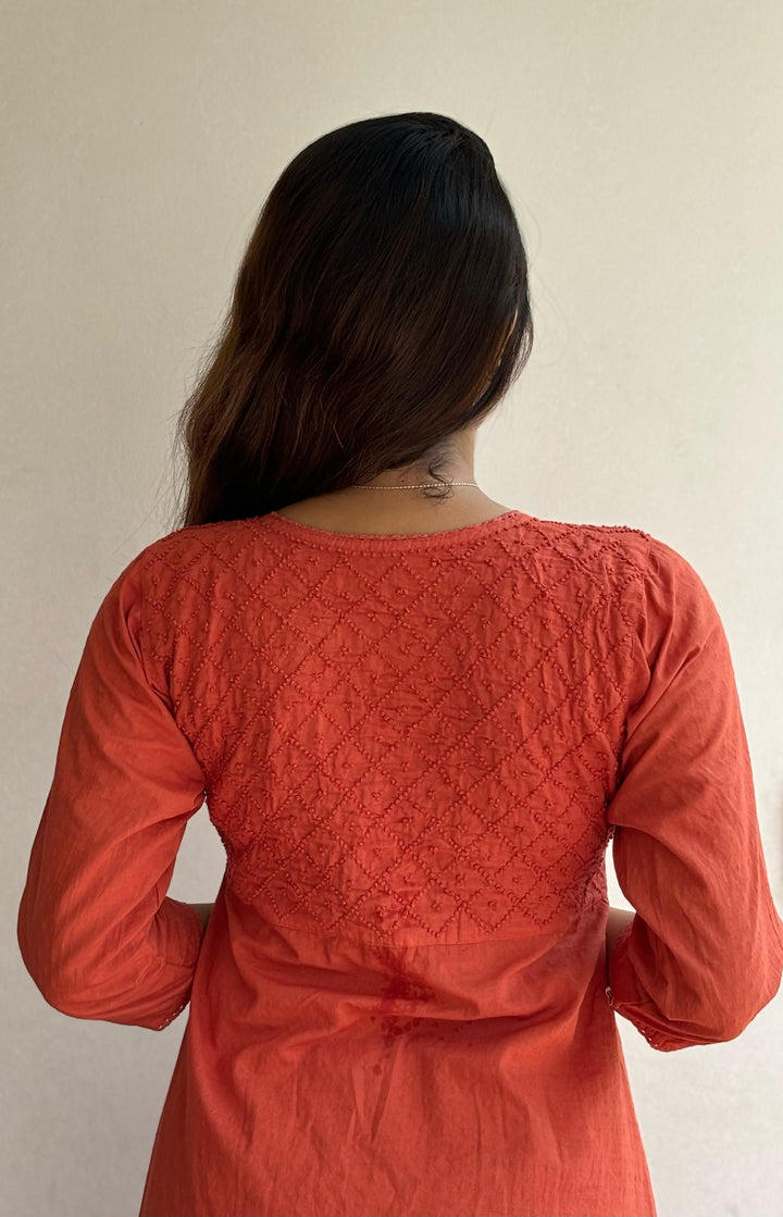 Rust Orange Angrakha