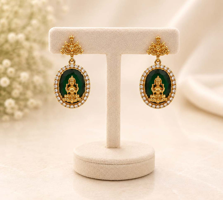 Antique Goddess Lakshmi Pendant Jewellery Set