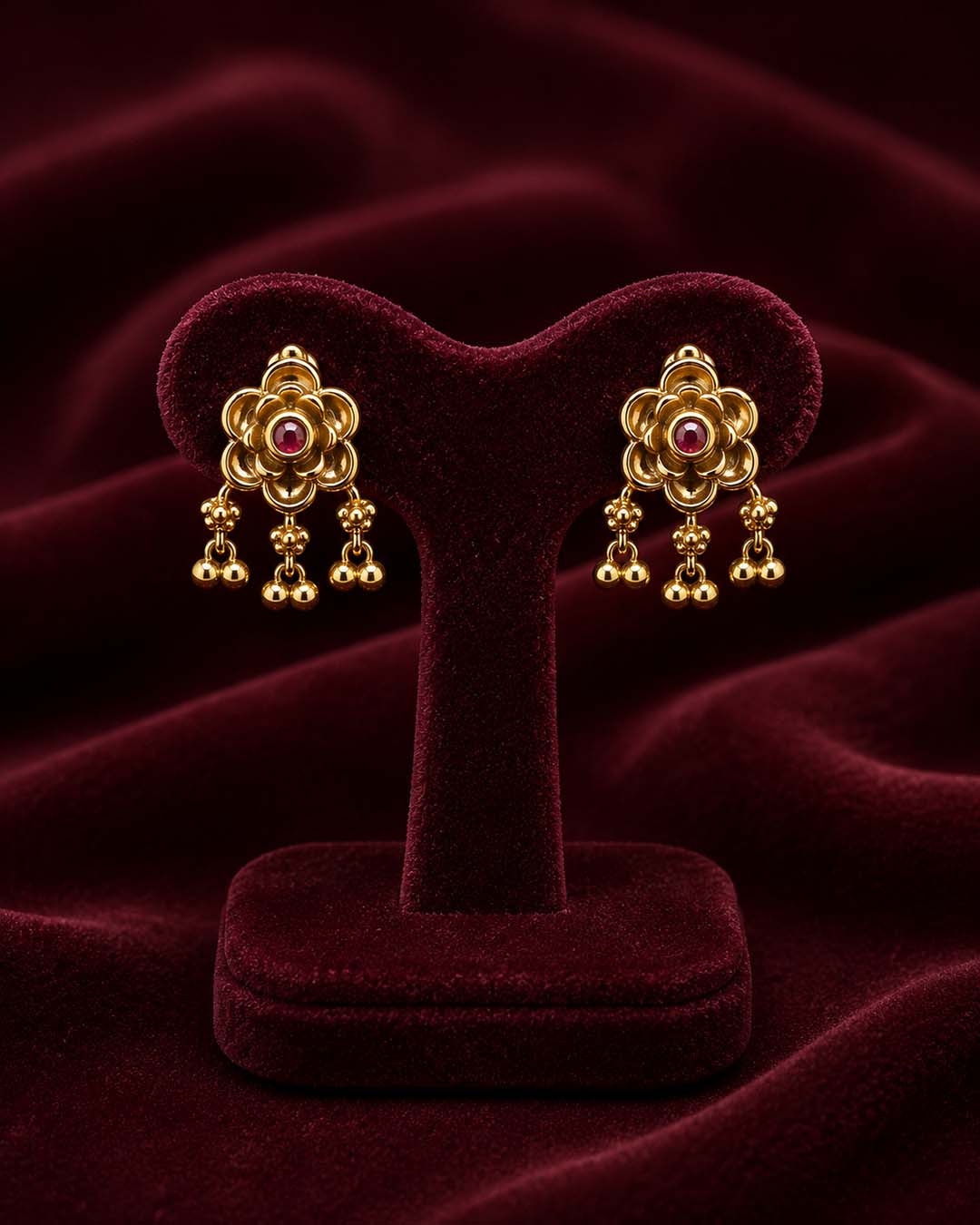 Antique Floral Motif Jewellery Set