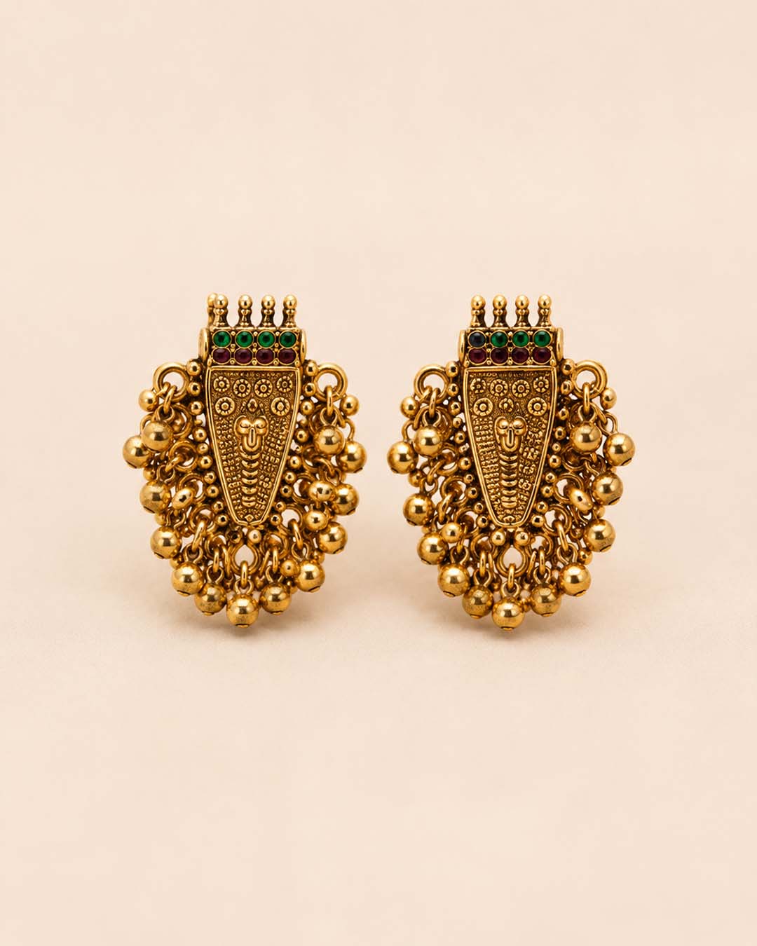 Elephant Caparison Jewellery Set