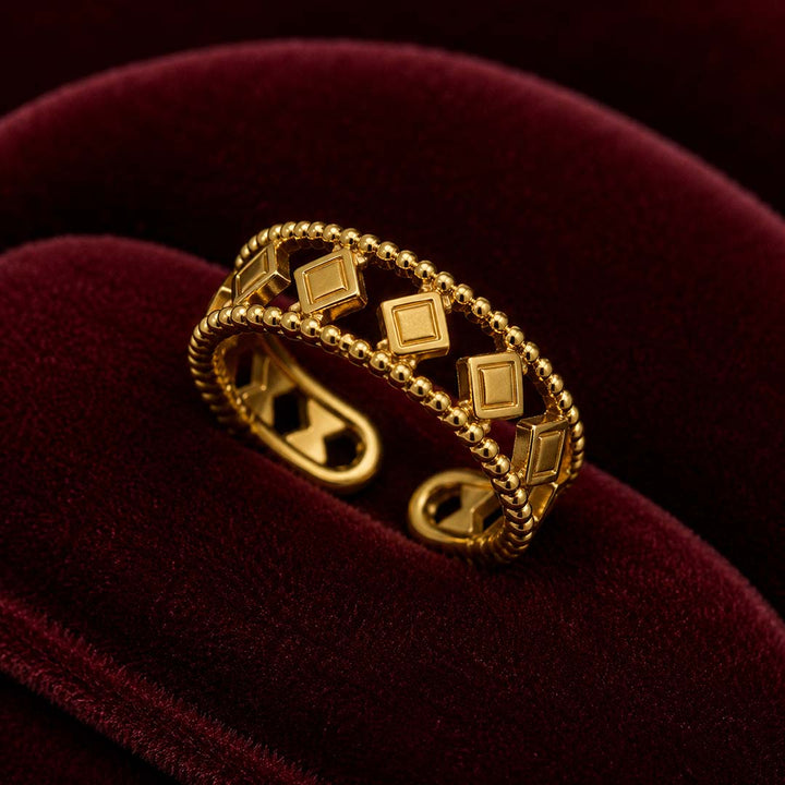 Gold-Tone Adjustable Ring