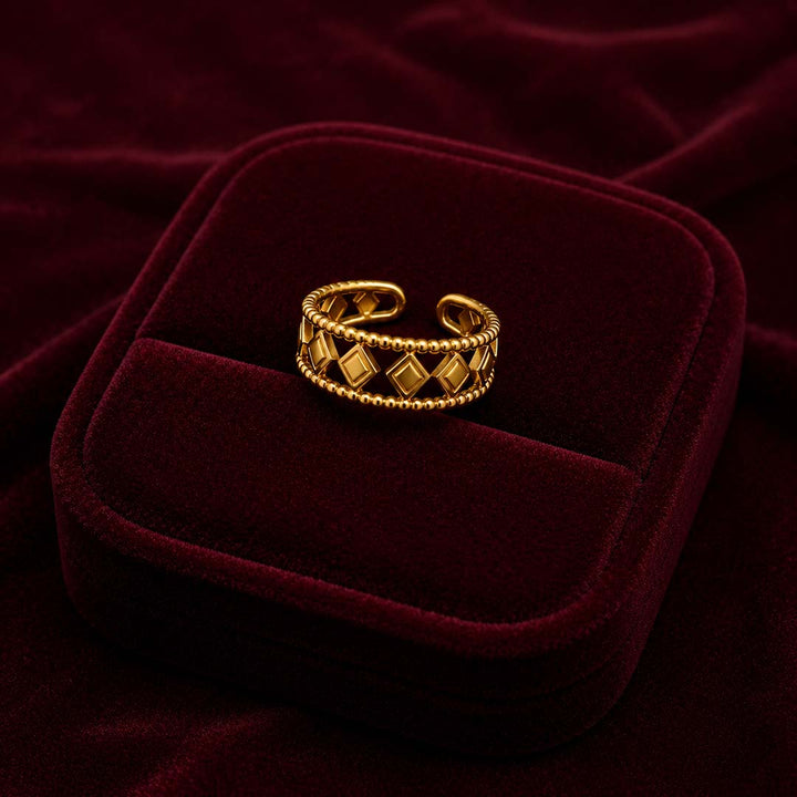 Gold-Tone Adjustable Ring