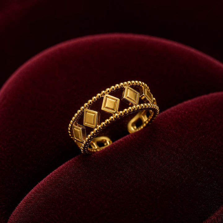 Gold-Tone Adjustable Ring