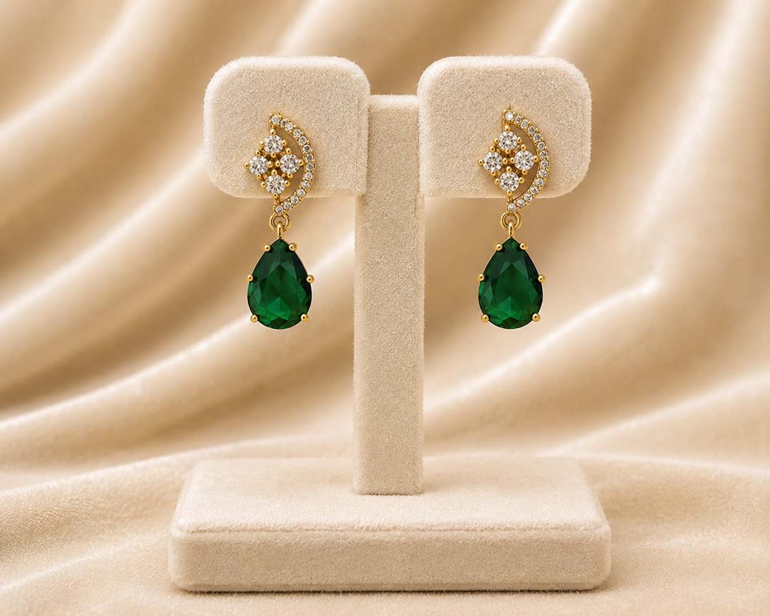Multicolor Crystal Drop Jewellery Set