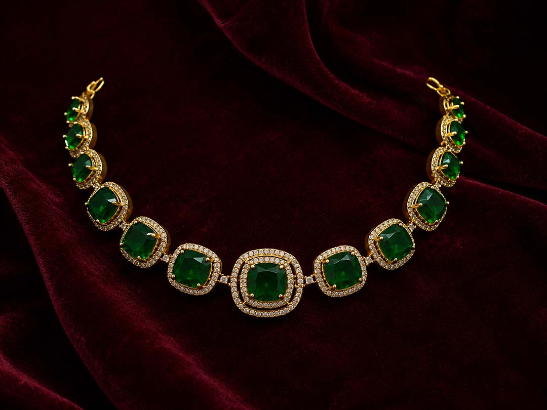 Emerald Green Jewellery Set