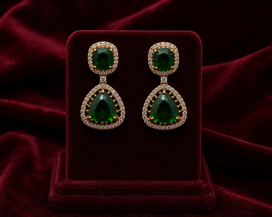 Emerald Green Jewellery Set
