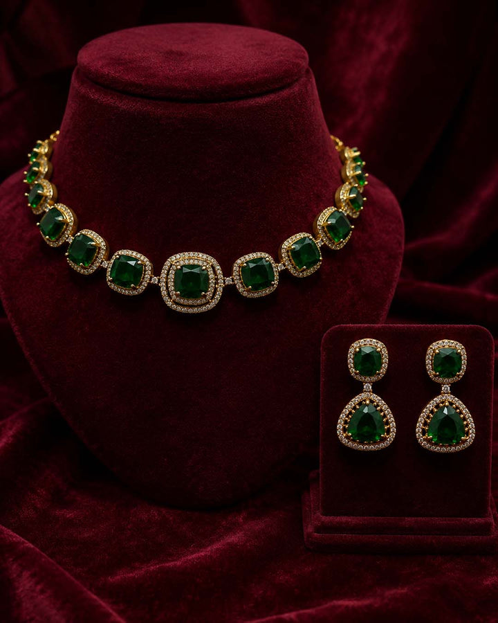 Emerald Green Jewellery Set