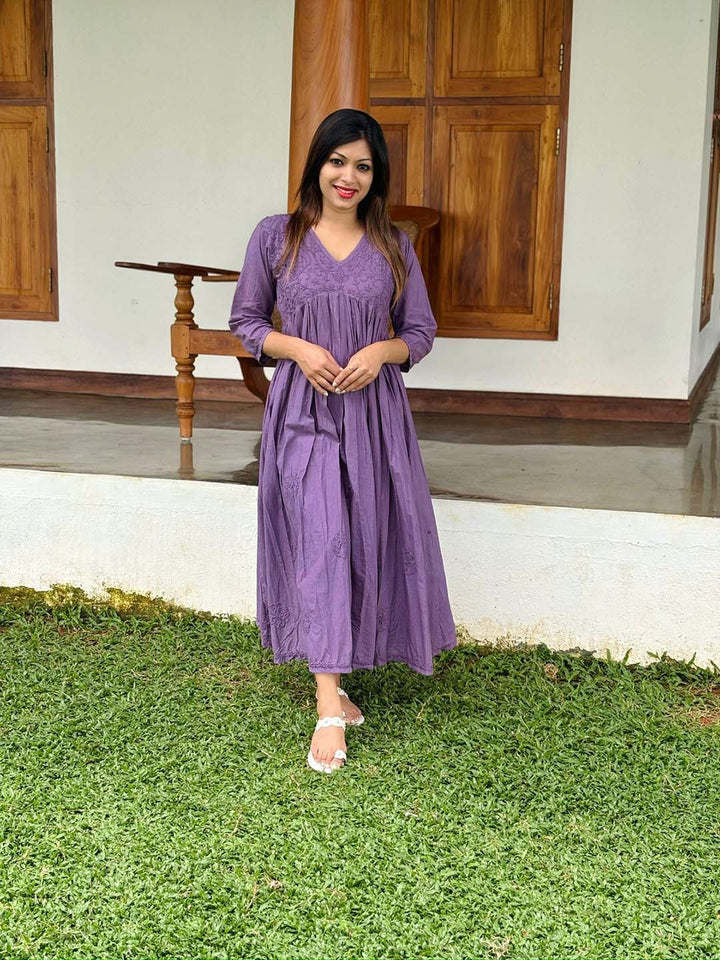 Amethyst Aliya Cut Dress