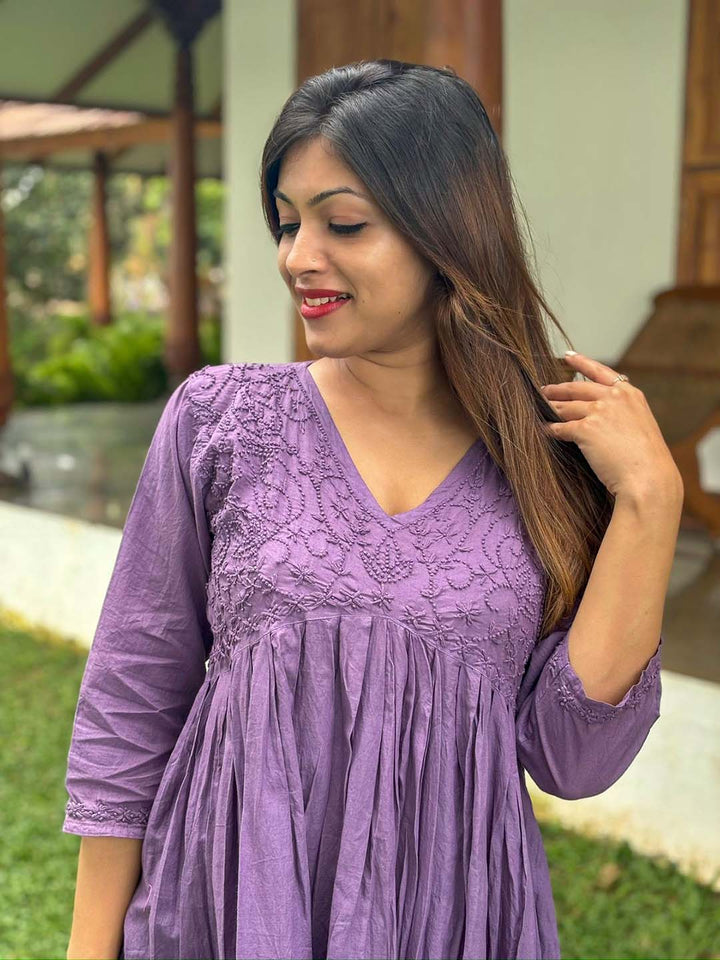 Amethyst Aliya Cut Dress