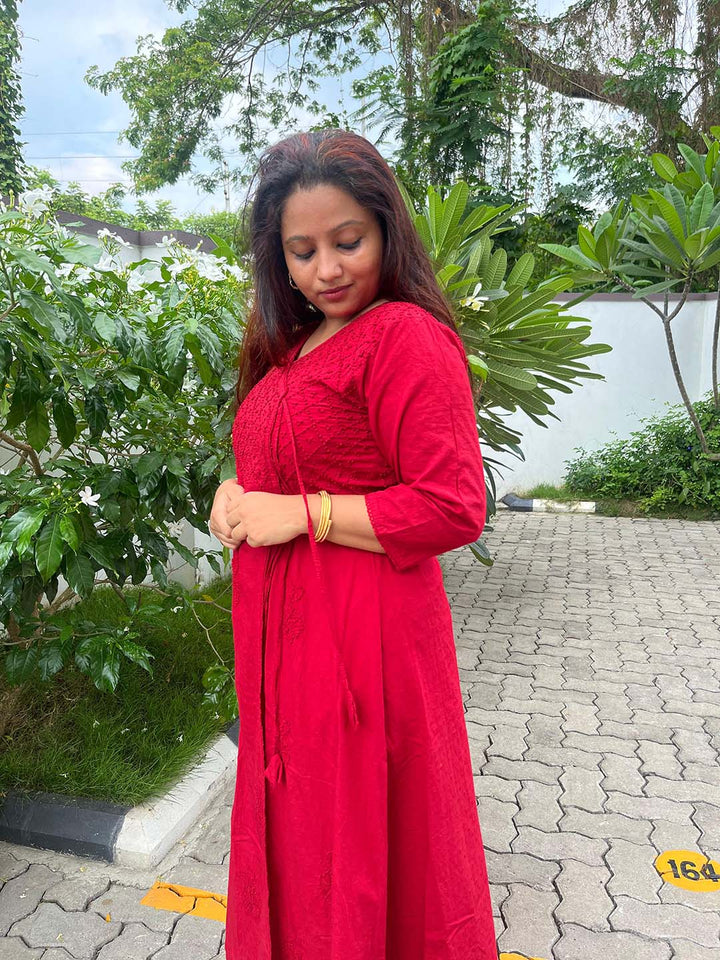 Red Angrakha
