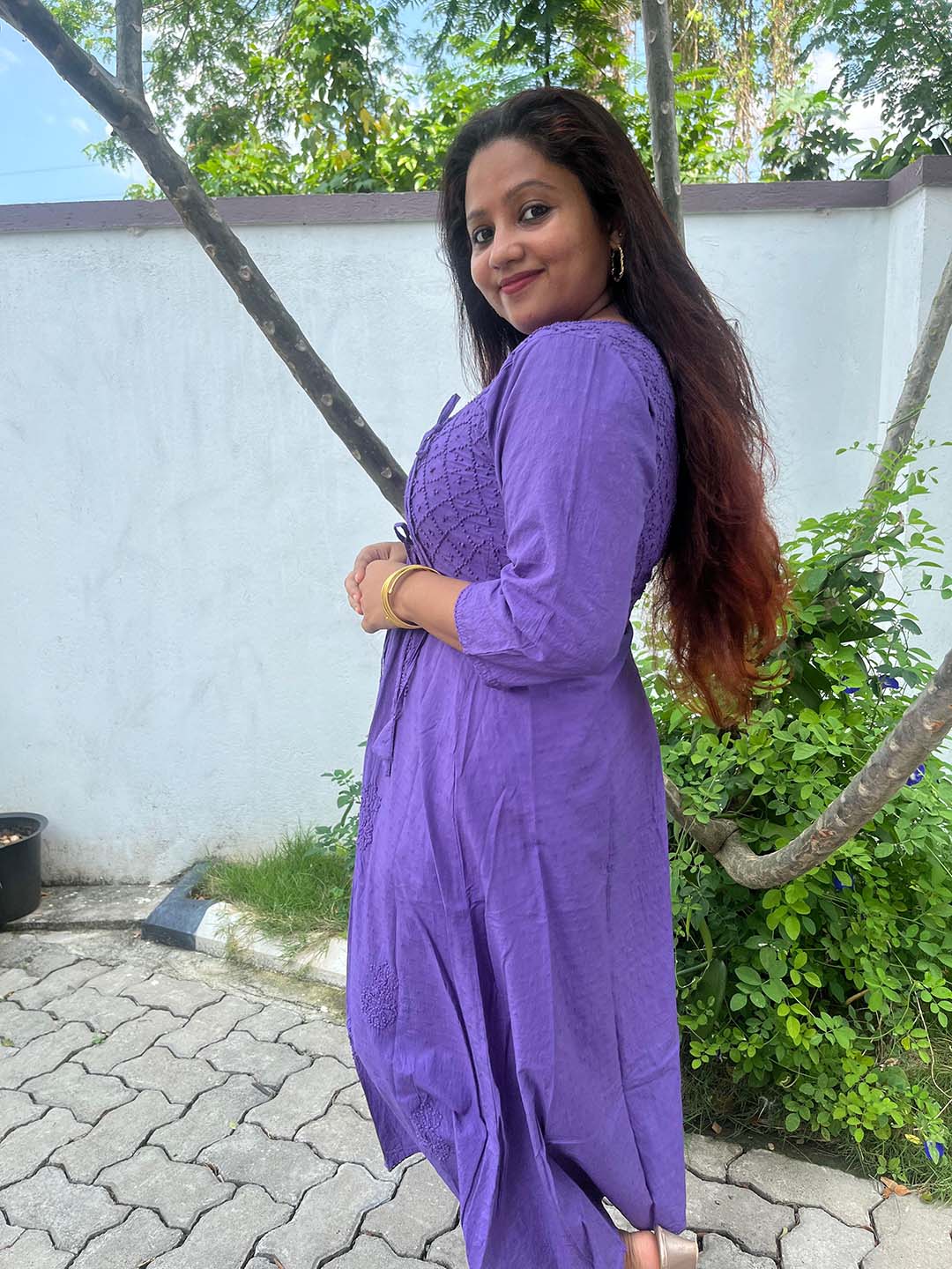 Dark Lavender Angrakha