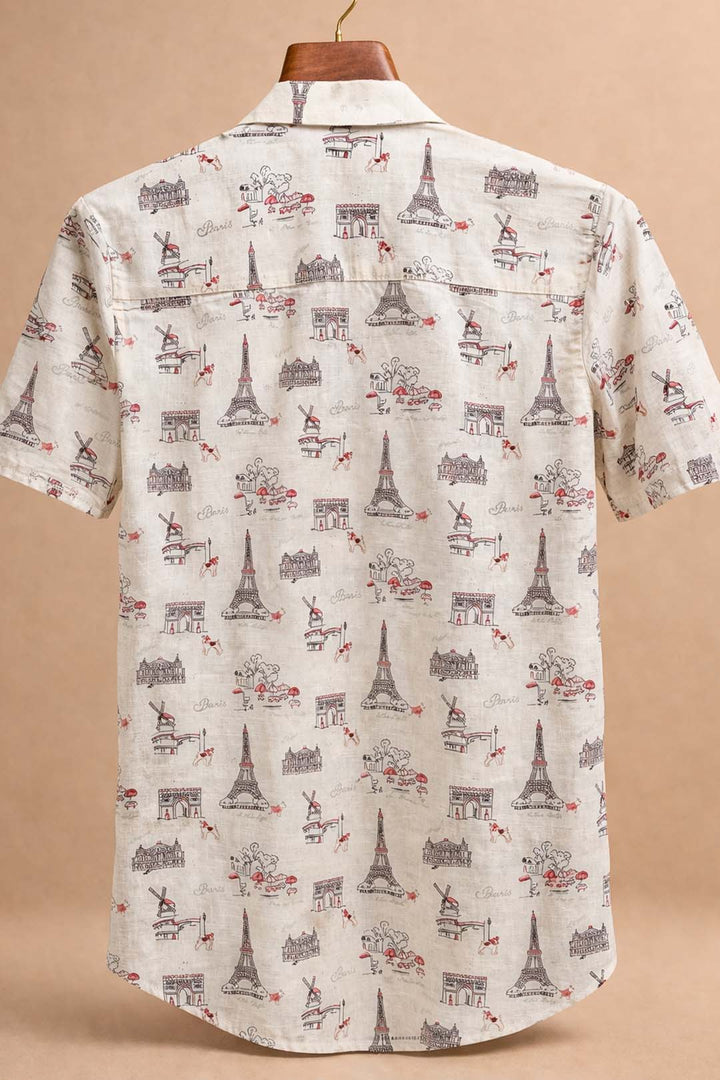 Eiffel Tower Print Shirt