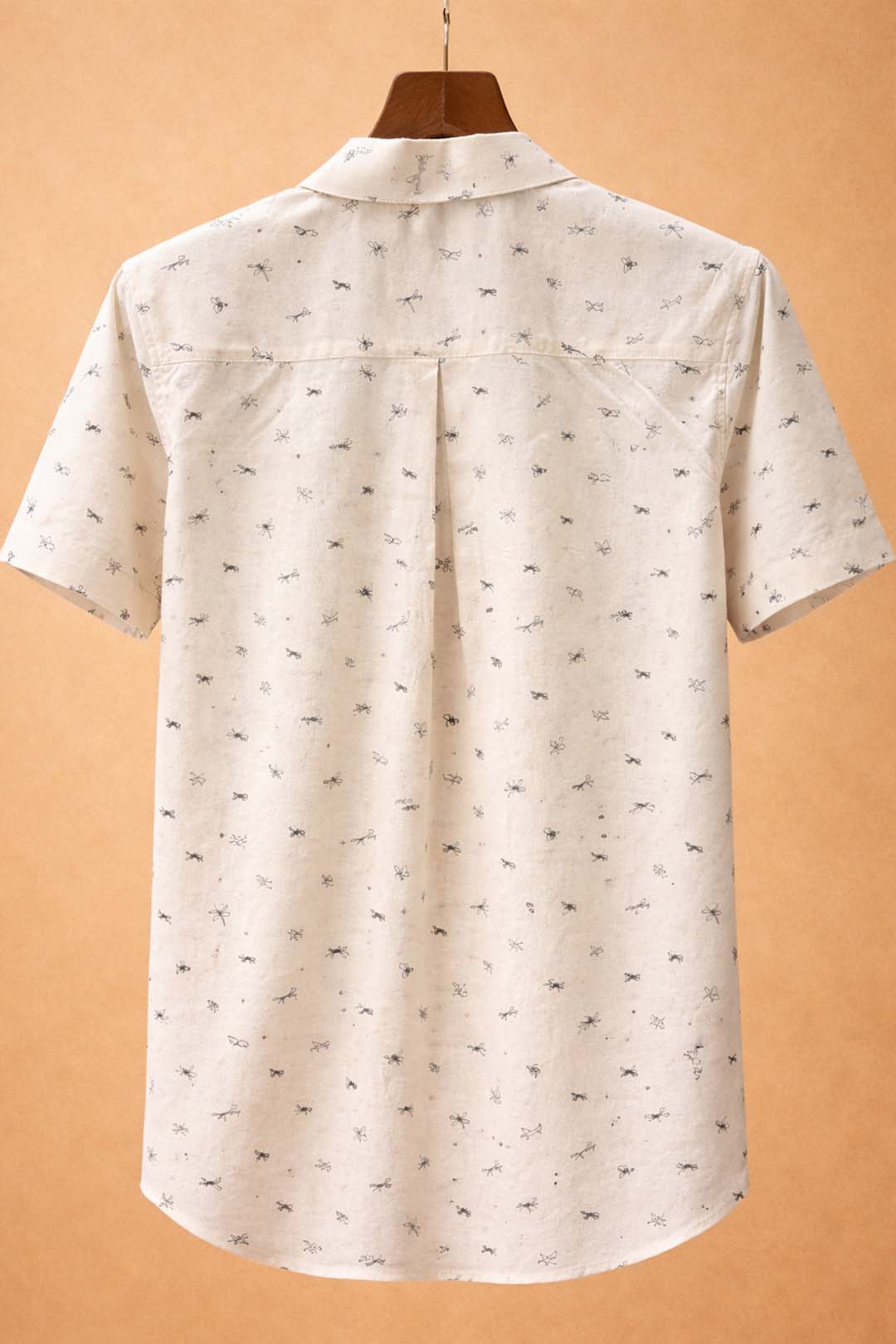 Off White Printed Shirt