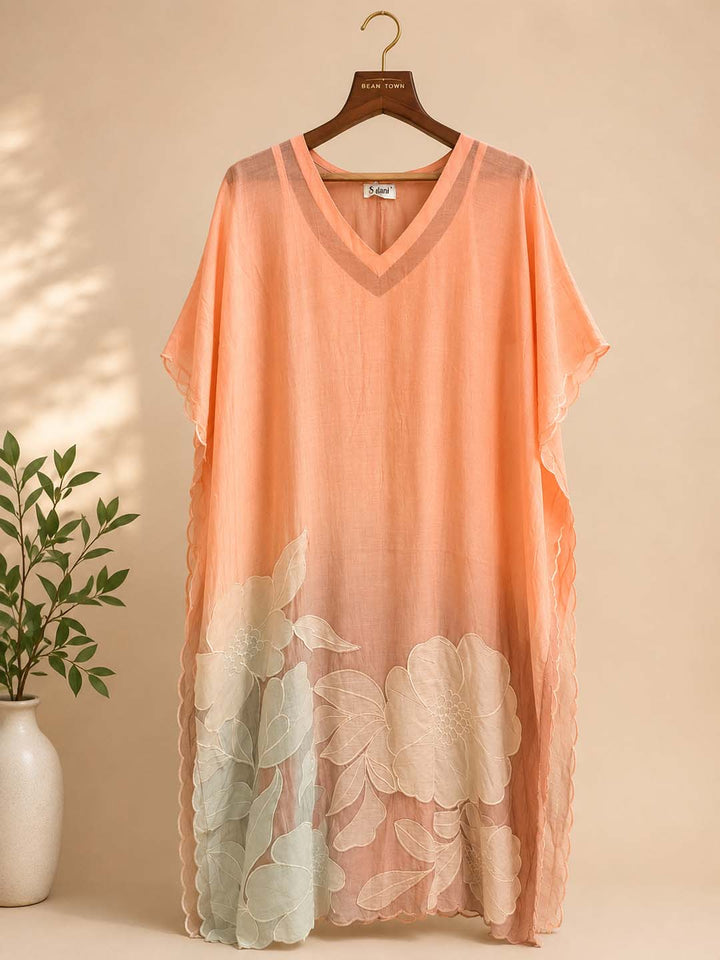 Penelope - Peach Ombre Kaftan