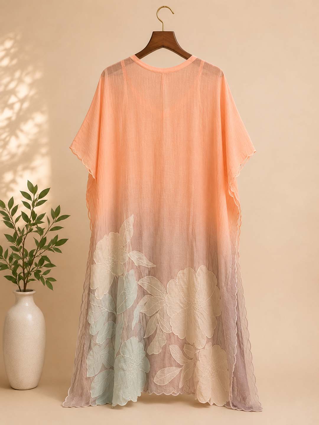 Penelope - Peach Ombre Kaftan
