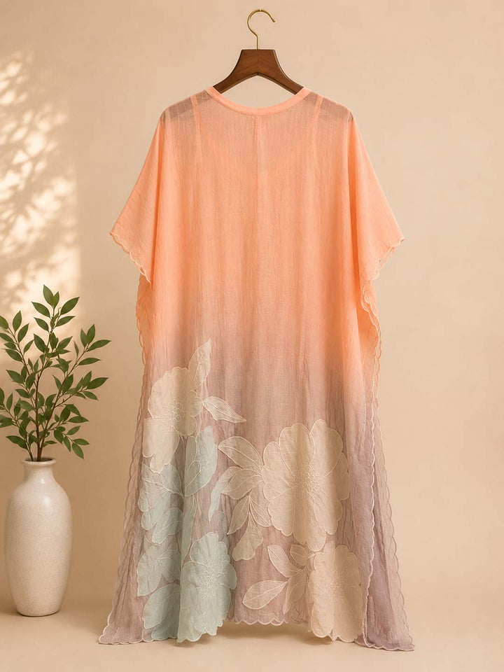 Penelope - Peach Ombre Kaftan