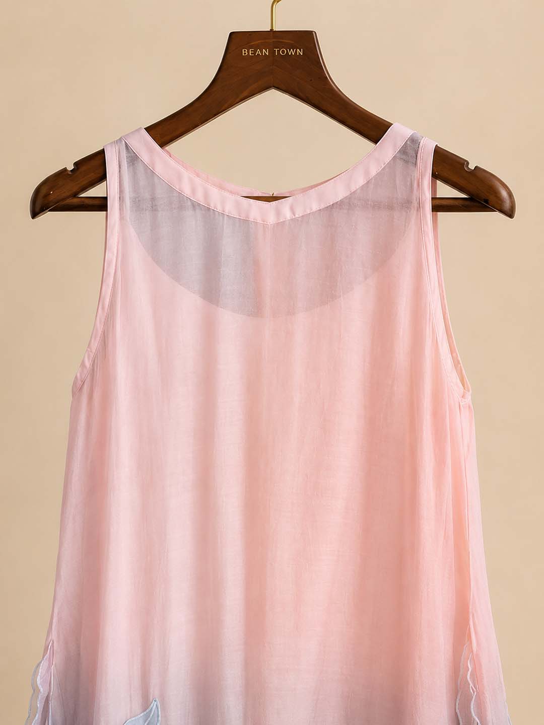 Daphne-Blush Pink Ombre Dress