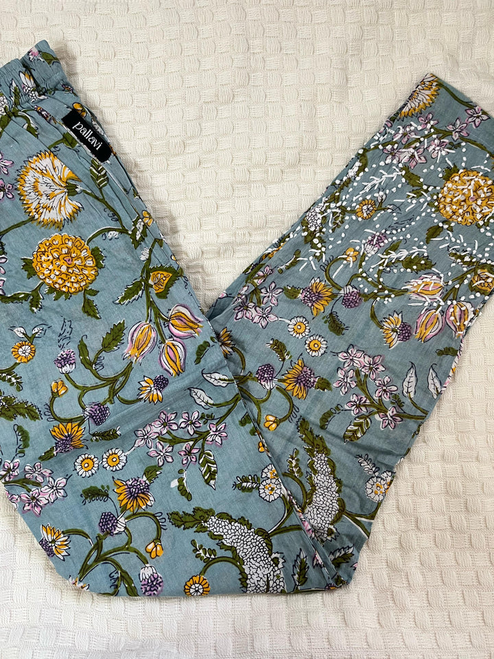 Floral Grey Green Co-ord Set