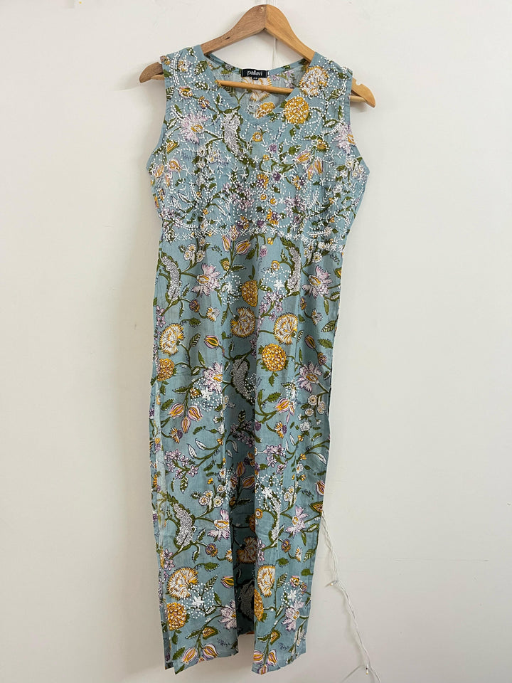 Floral Grey Green Co-ord Set