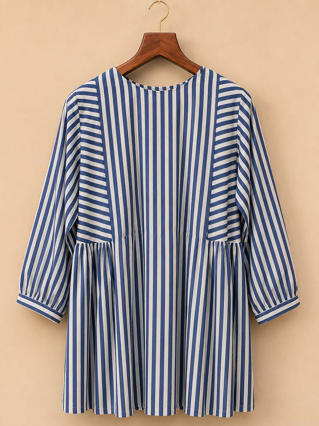Indigo Striped Short Top