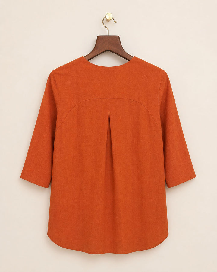 Orange Shirt Kurta