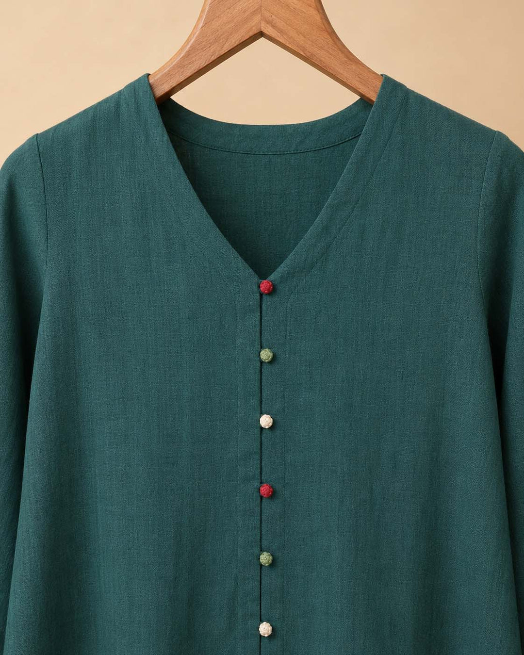 Teal Green Shirt Kurta
