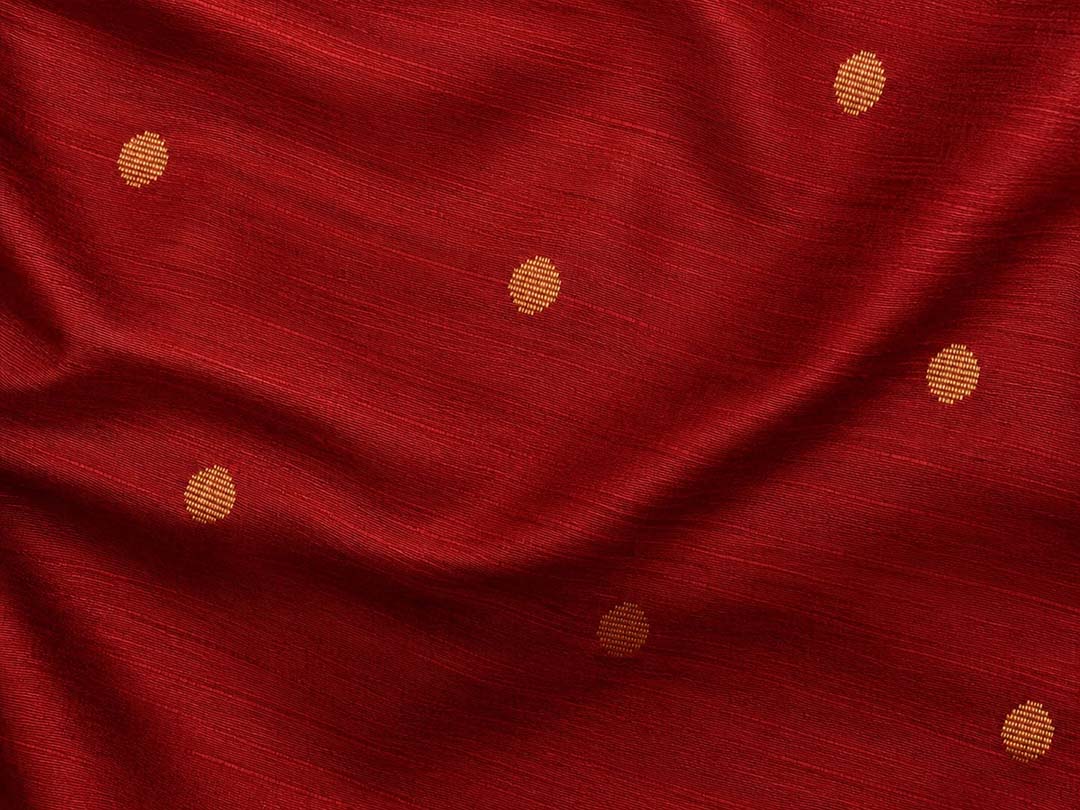 Kerala Kasavu Saree with  Red and Green Border
