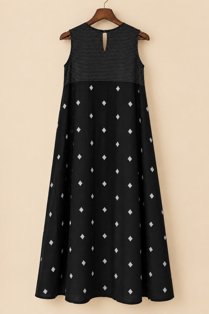 Black Jamdhani Dress