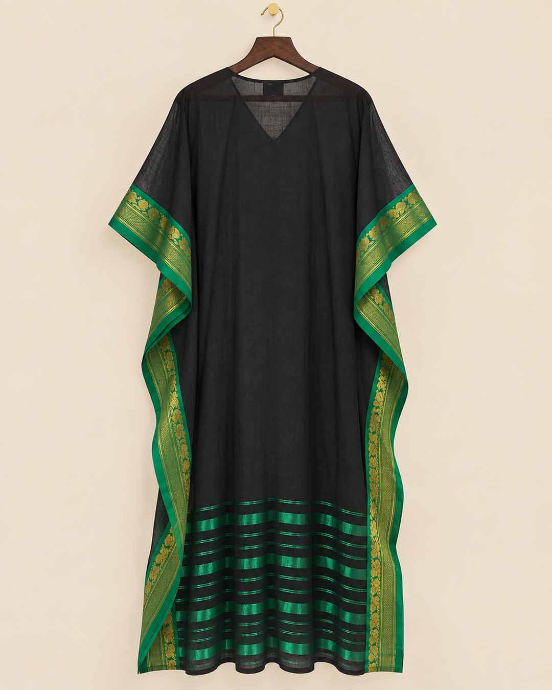 Black And Green Kaftan