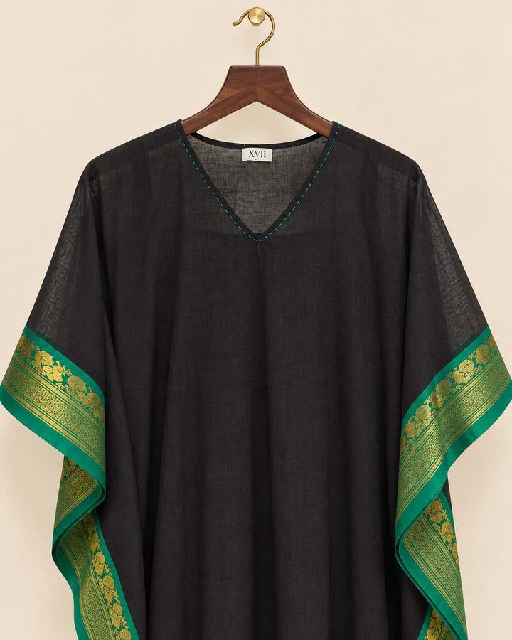 Black And Green Kaftan