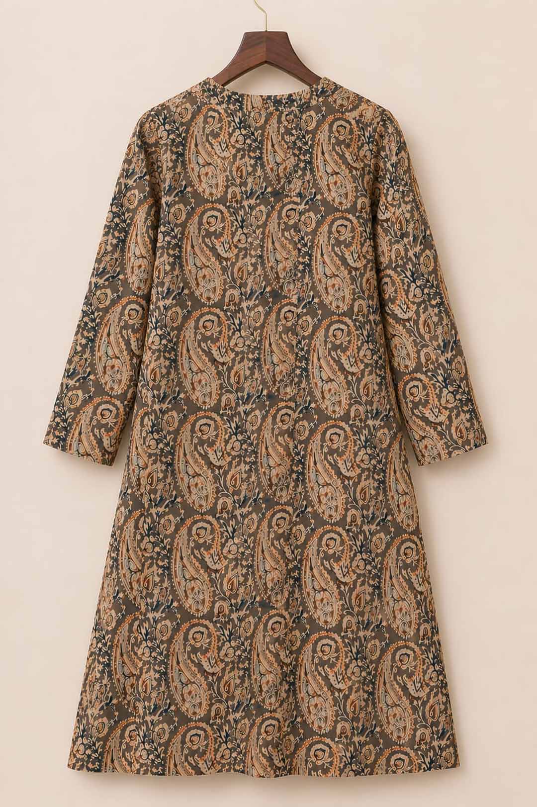 Gram Green Kalamkari Print Co-ord Set