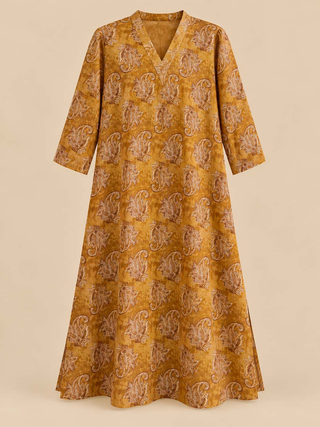 Turmeric Yellow Floral Co-ord Set