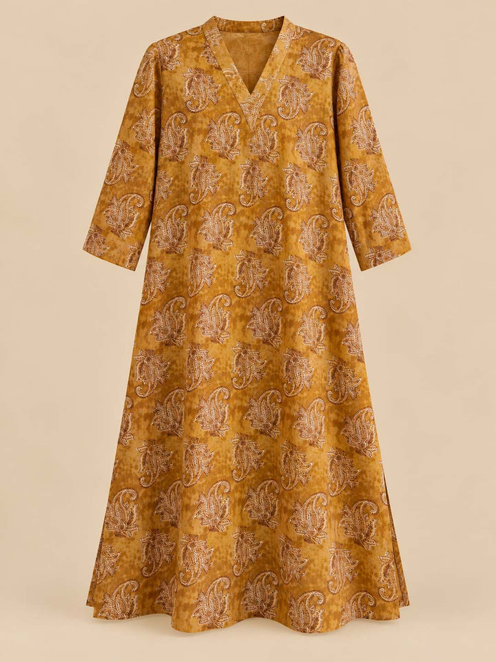 Turmeric Yellow Floral Co-ord Set