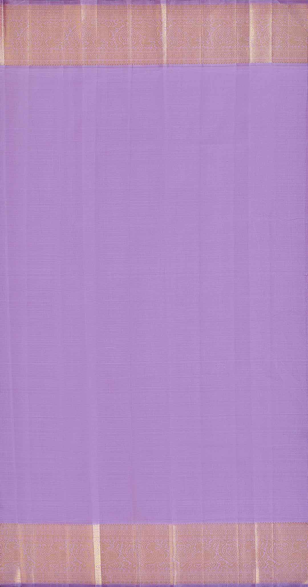 Deep Burgundy Kanchivaram Saree With Lavender Border