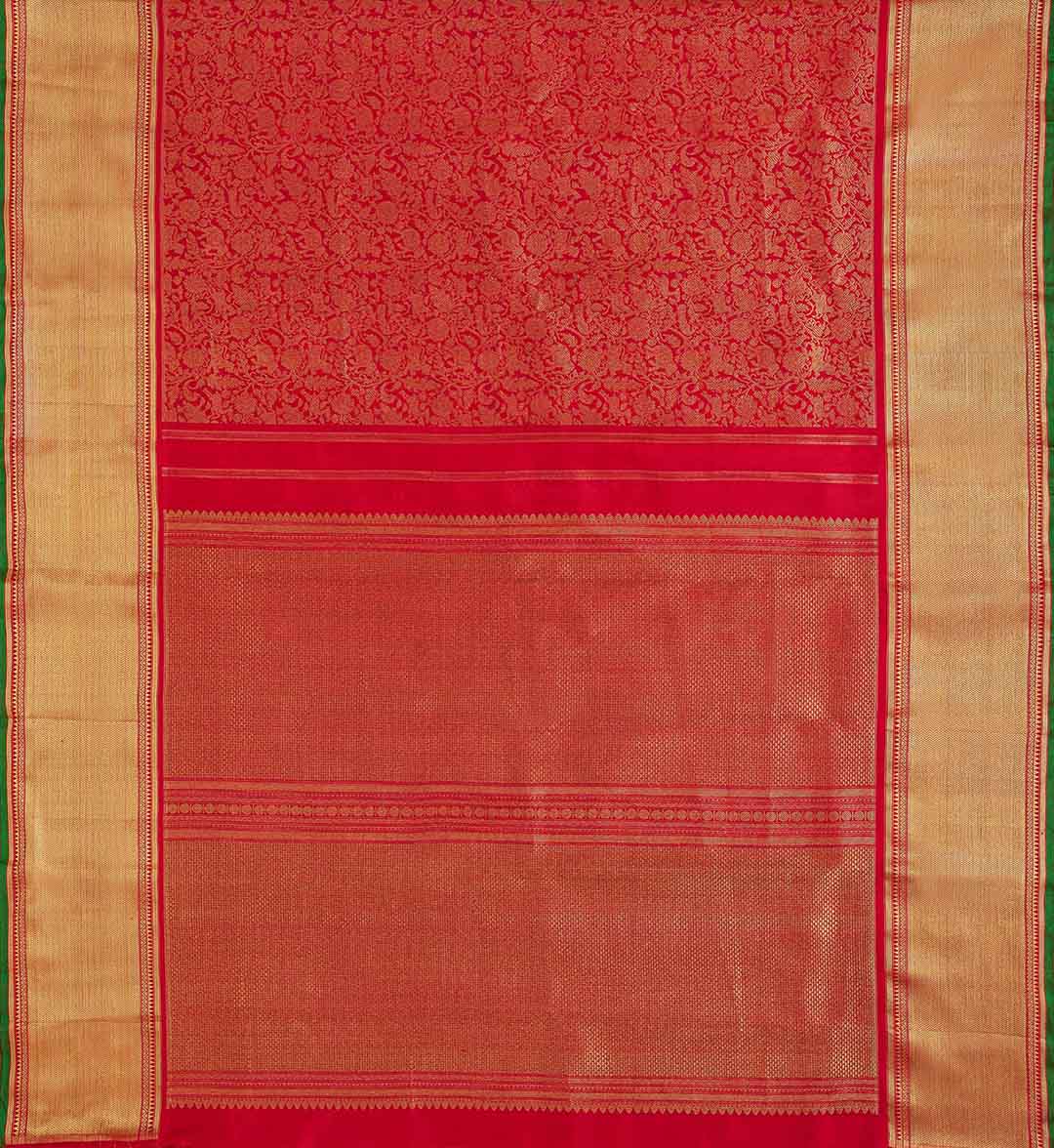 Red Vanashrinkaram Kanchivaram Saree